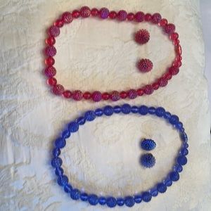 Vintage necklace and earrings